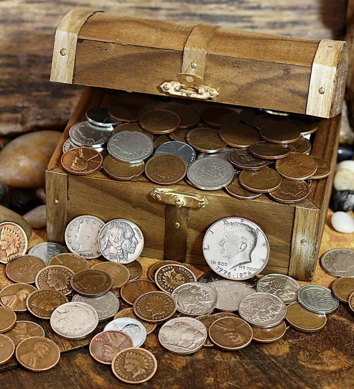 Treasure Chest Of Coins