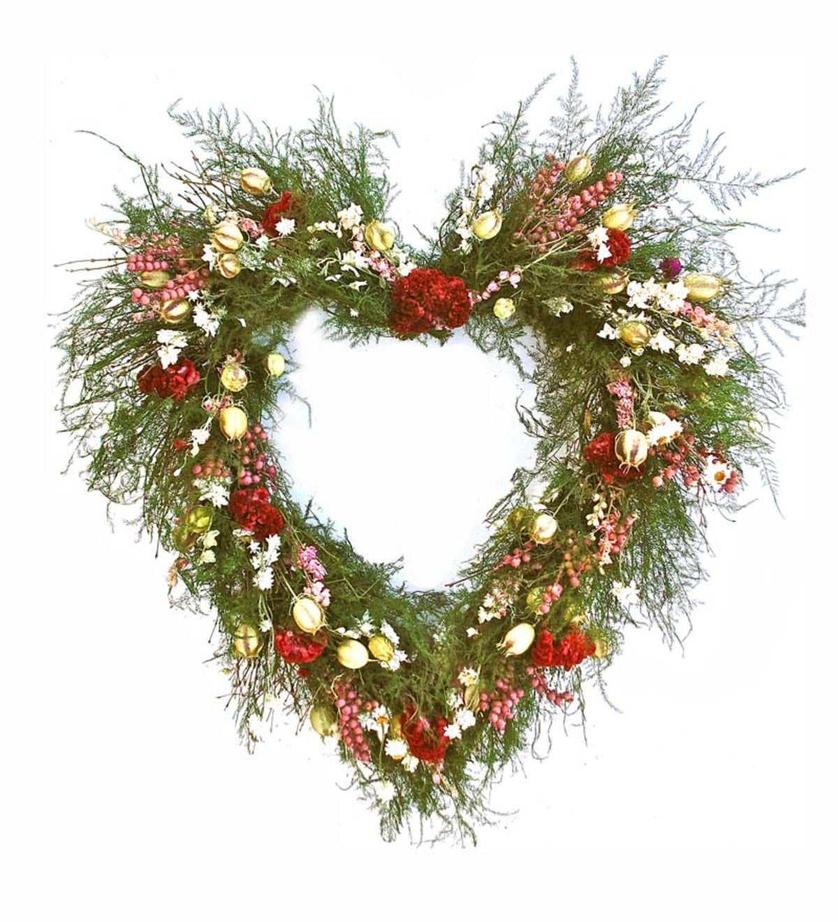 Handcrafted Heart Indoor Wreath