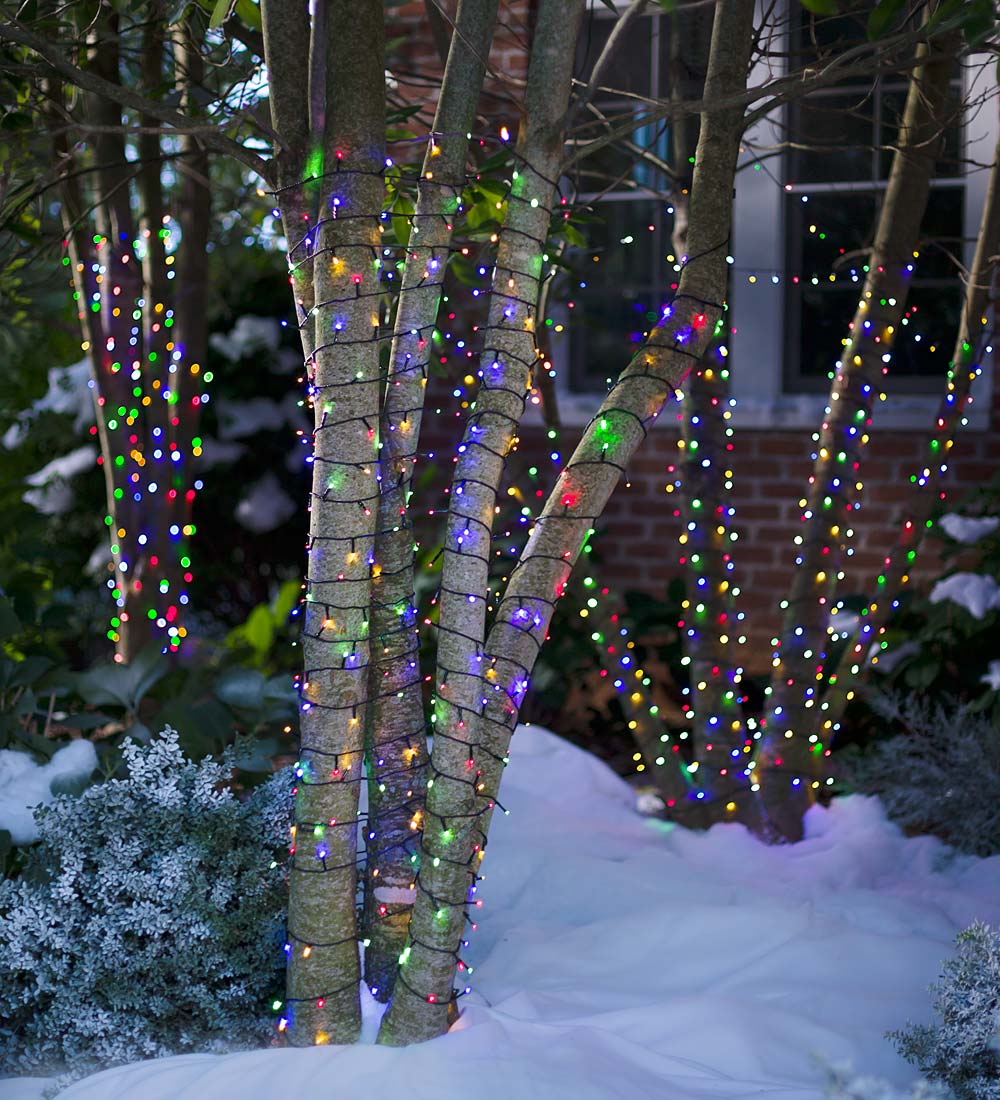 LED Multifunction Twinkle String Lights, 48'4"L with 192 lights