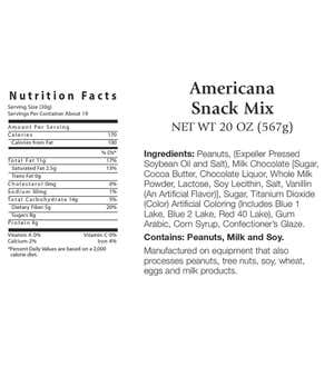 Americana Snack Mix, 20 oz. Resealable Tin