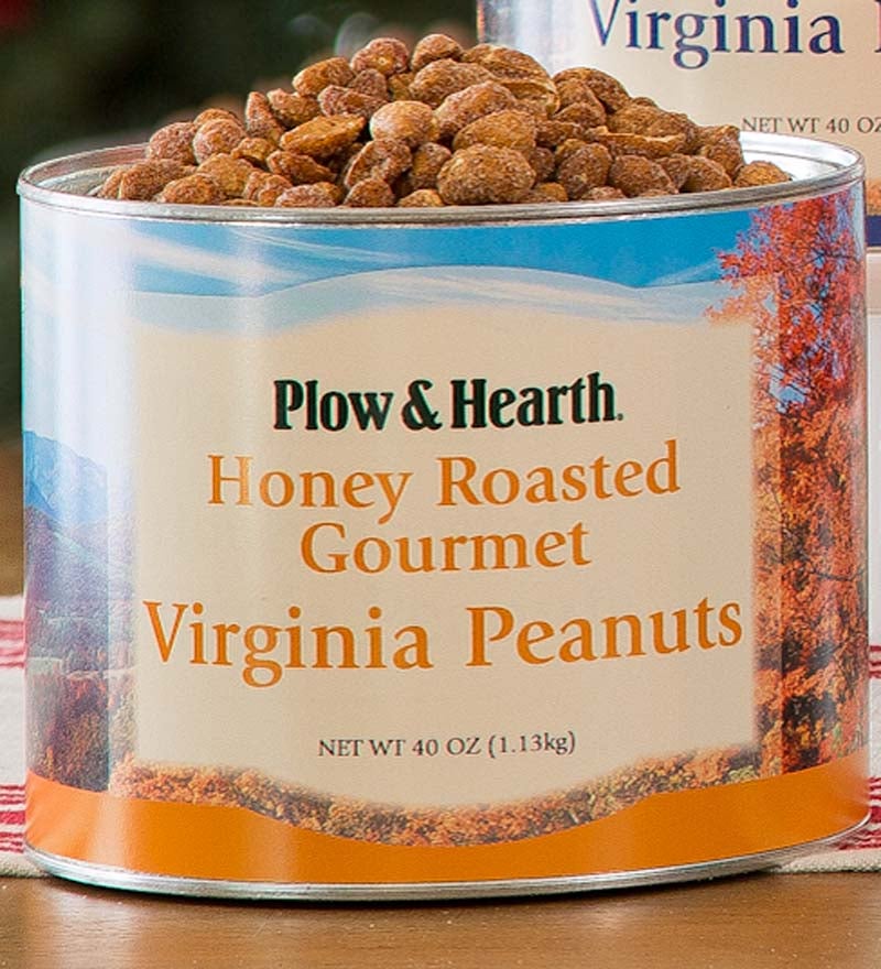 Special! Flavored Extra Large Virginia Peanuts, 40 oz. Tin - Honey Roasted