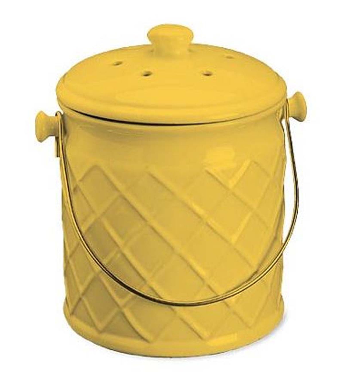 Ceramic Kitchen Compost Crock (1gal)