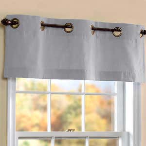 Homespun Double-Wide Grommet Top Patio Panel with Wand, 84"L x 80"W - Moss