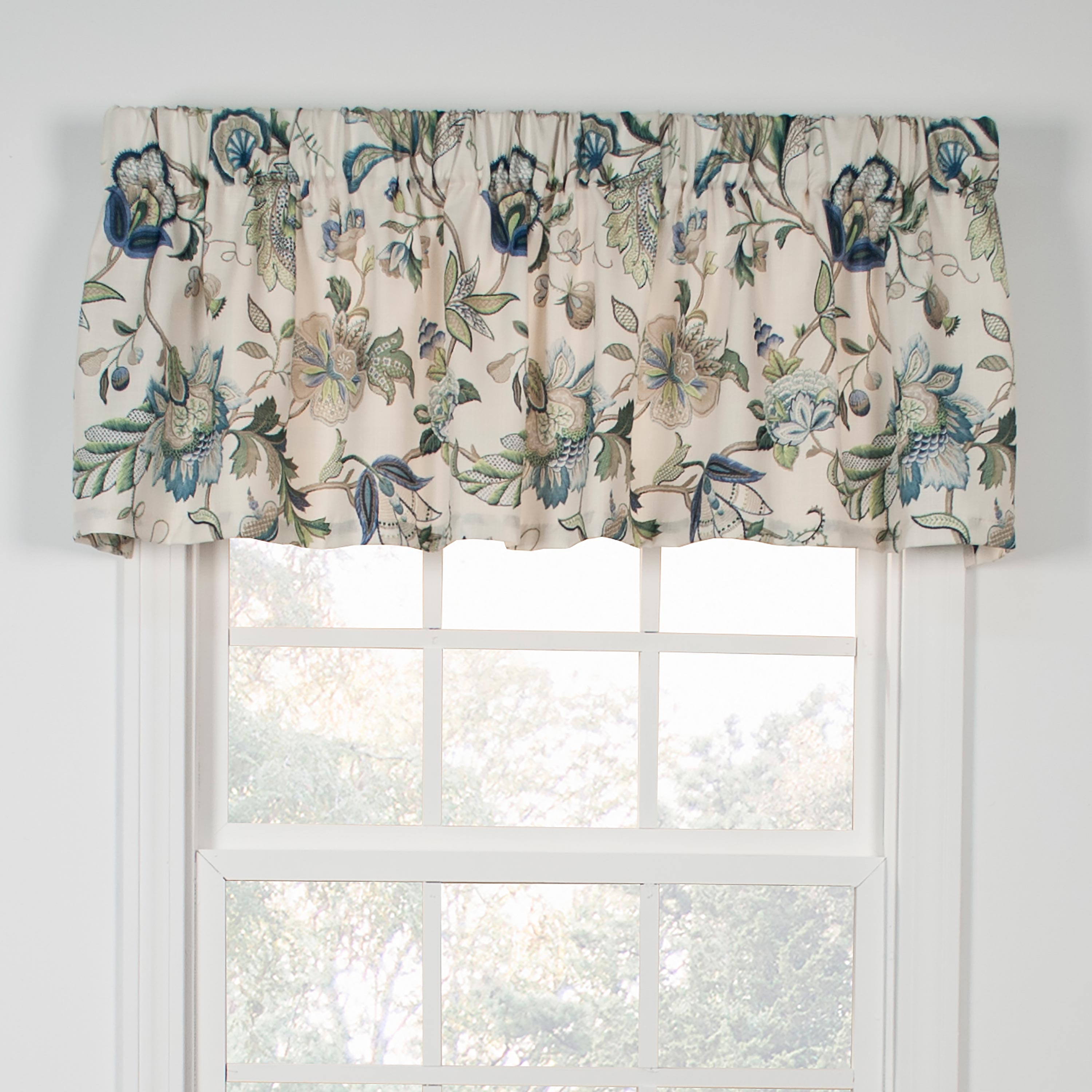 Brissac Jacobean Floral Tailored Window Valance