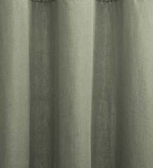 Insulated Short Curtain Panel with Rod Pocket, 40"W x 45"L - Moss Solid