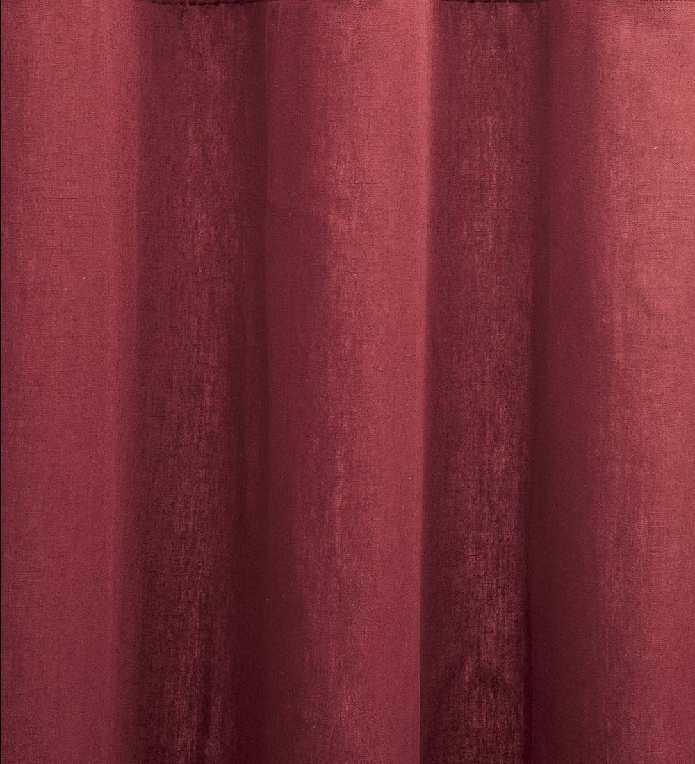 Insulated Short Curtain Panels, Grommet-Top, 40"W x 45"L - Red Solid