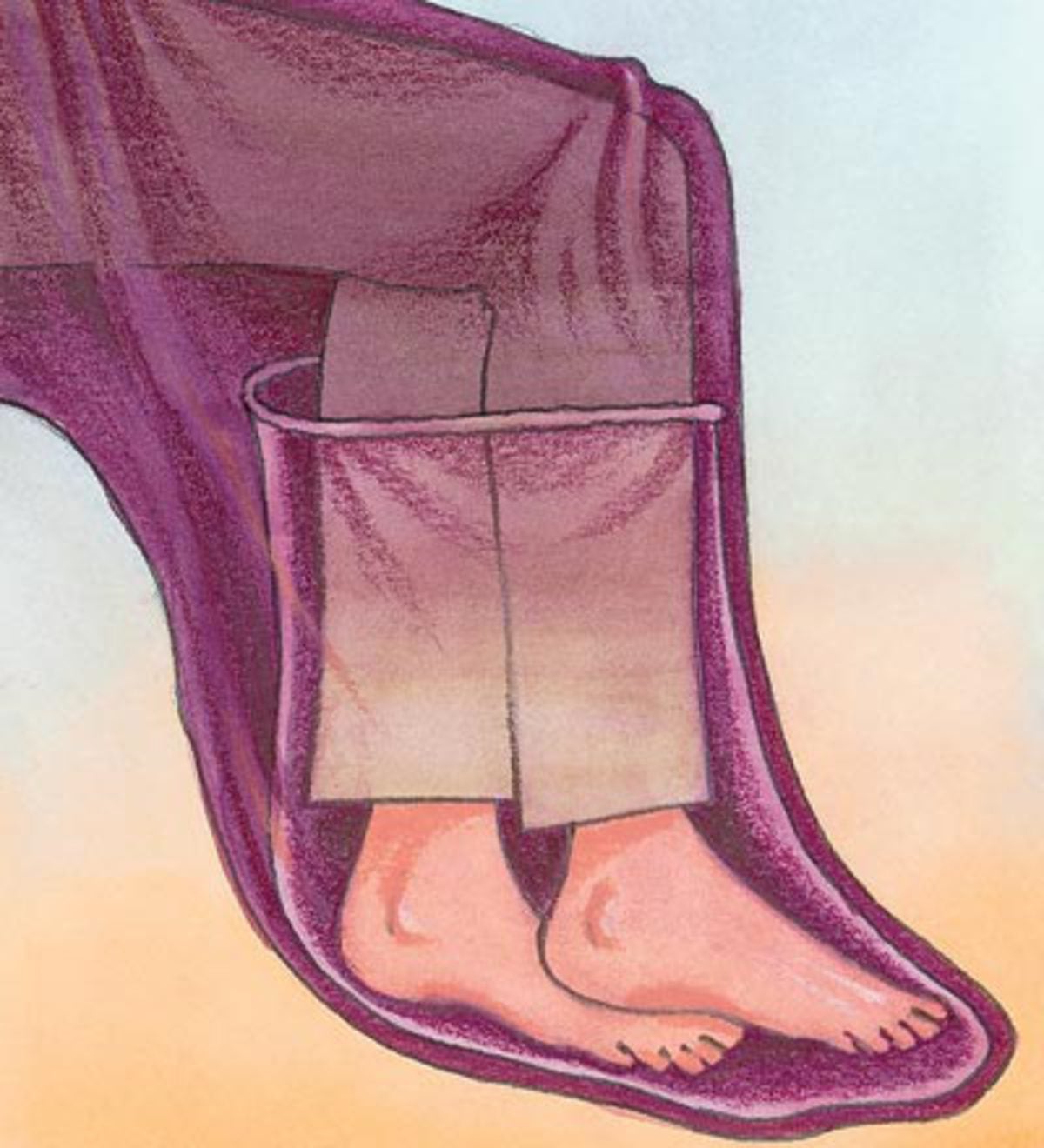Fleece Cuddle Blanket With Foot Warmer Pocket