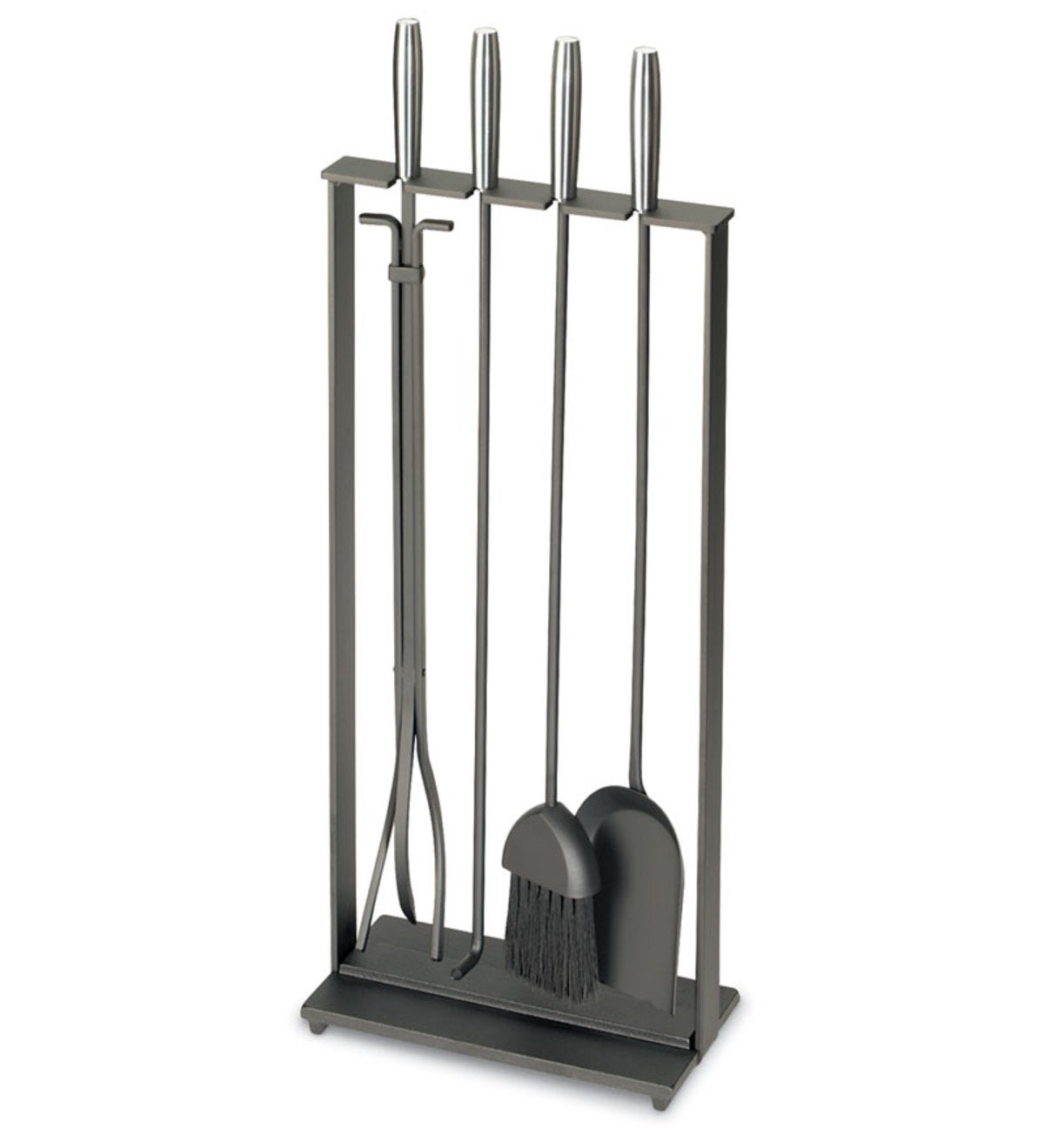 Solid Steel Soldiered Row Modern Fireplace Tool Set