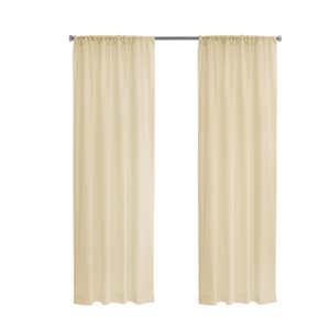 84"L ThermaSheer™ Insulating Rod-Pocket Semi-Sheer Window Curtain Panel