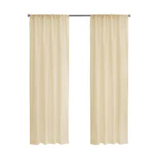 95"L Thermalogic™ ThermaSheer™ Insulating Rod-Pocket Semi-Sheer Window Curtain Panel