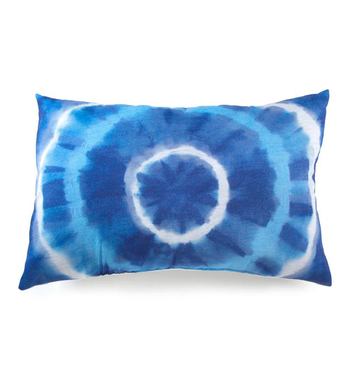 Blue Tie-Dye Photo Printed Pillow