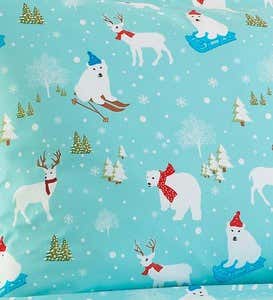 Full Fun in the Snow Microflannel® Sheet Set