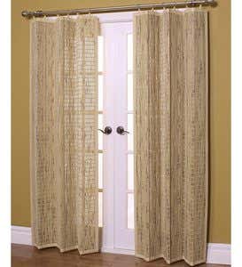 Easy Glide Bamboo Window Treatments