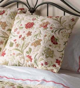 King Jacobean Vine Quilt Set