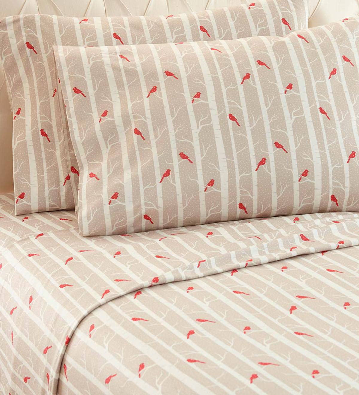 Twin Cardinals Sheet Set