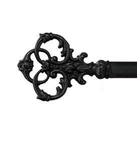 USA-Made Adjustable Wrought Iron Curtain Rods