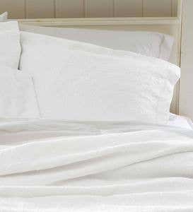Queen Marie Matelasse Stonewashed Coverlet