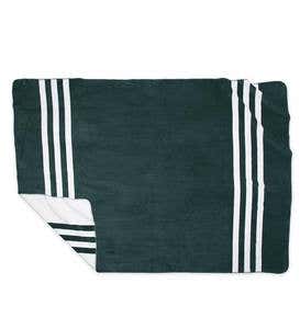 Twin Signature Stripe Fleece Blanket