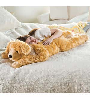 Golden Retriever Plush Cuddle Animal Body Pillow - Golden Retriever