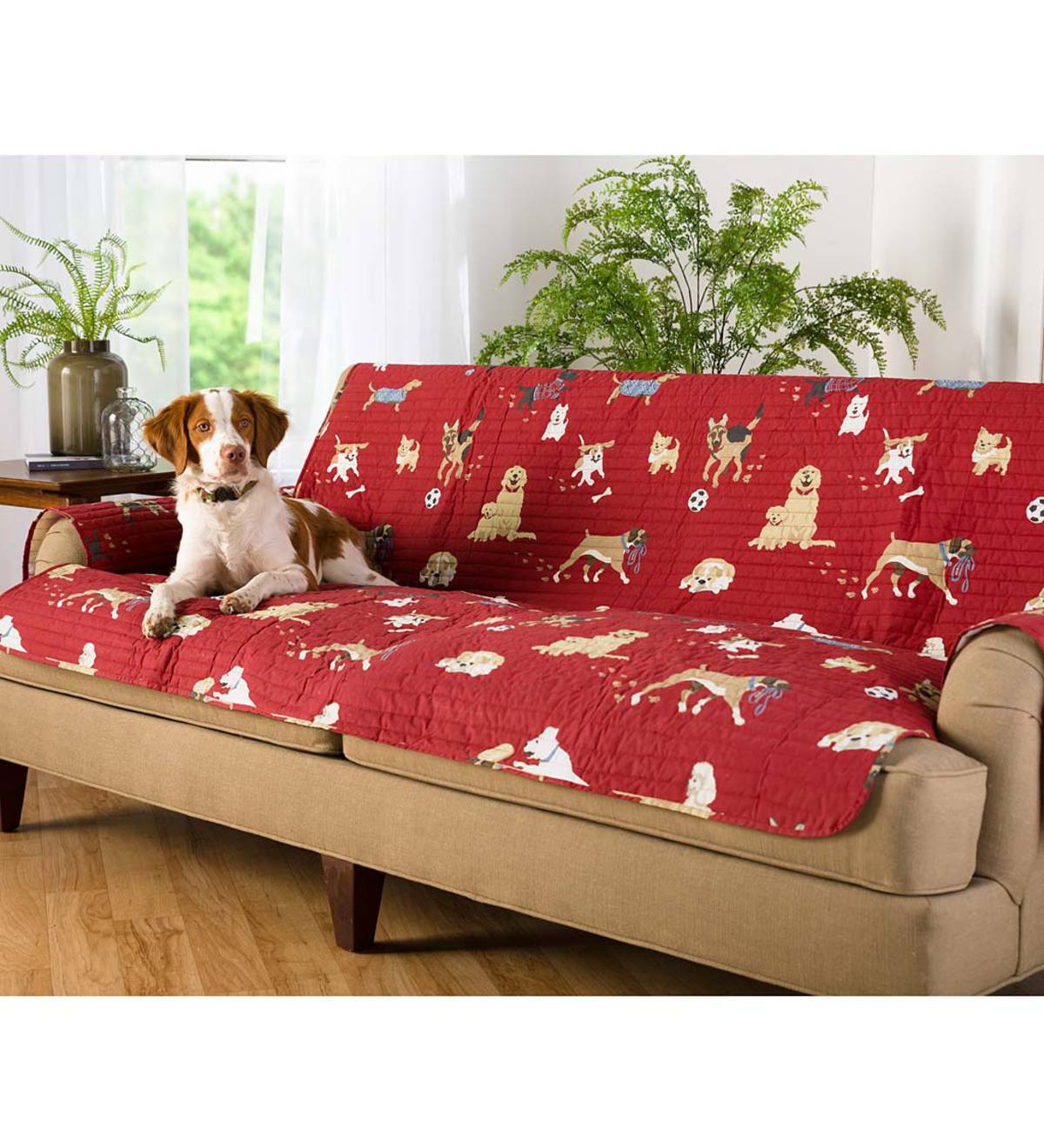 Protective Pet Sofa Cover, Dog Park Design