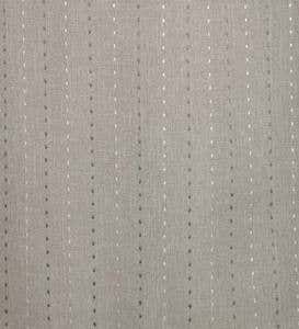 Room Darkening Curtain with Grommets, Diamond Dot, 84”L”x 54”W - Natural