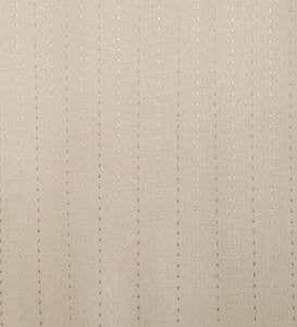 Room Darkening Curtain with Grommets, Diamond Dot, 63”L x 54”W - Natural