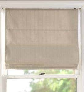 Cordless Roman Shade, Room Darkening Diamond Dot, 38”W