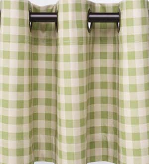 Thermalogic™ Check Grommet-Top Double-Wide Curtain Pair, 84"L