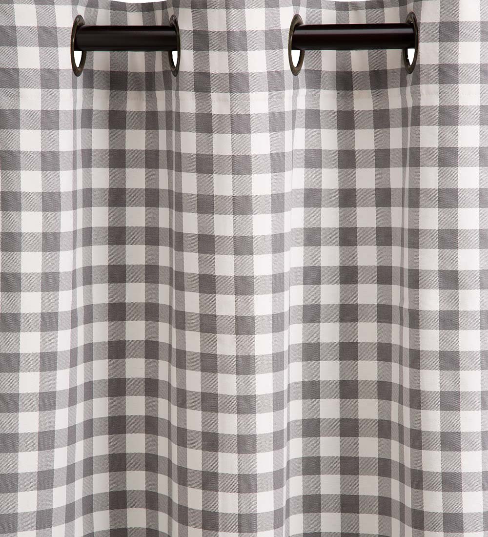 Sale! Thermalogic™ Check Grommet-Top Double-Wide Curtain Pair, 84"L