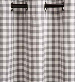 Thermalogic™ Energy Efficient Insulated Check Grommet-Top Curtain Pairs