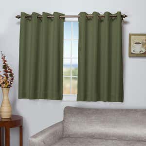 Madison Double-Blackout Grommet Curtain Pair, 40"W x 54"L per panel