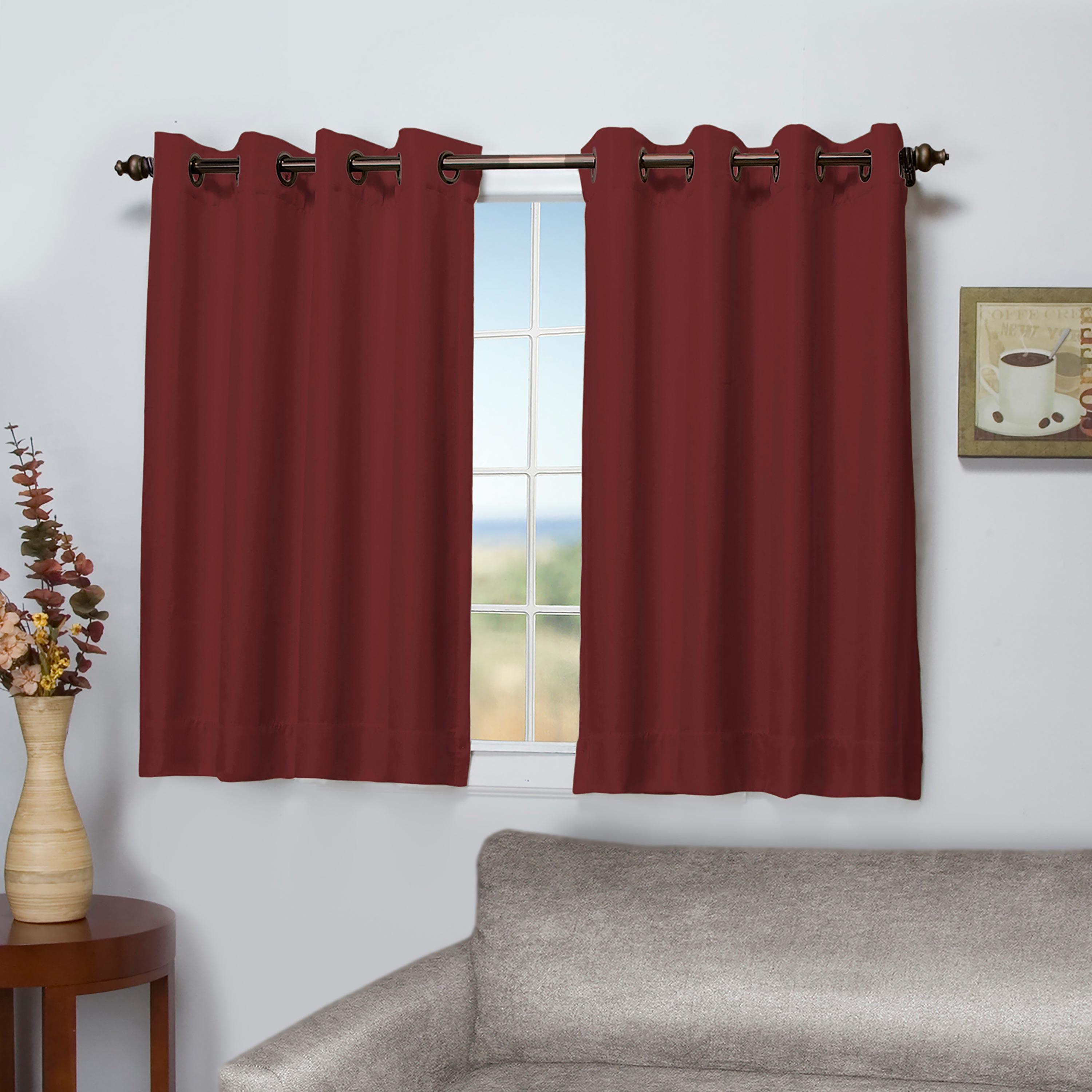 Madison Double-Blackout Grommet Curtain Pair, 40"W x 45"L per panel