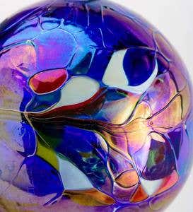 Individually Hand-Blown Glass Globe Holiday Ornament