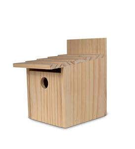 Handcrafted Wood Frontier Bird House