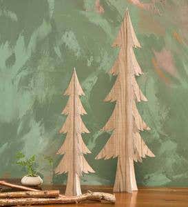 Large Wooden Tabletop Tree