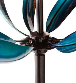 Multicolor Lotus Metal Wind Spinner