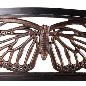 Butterfly Metal Garden Bench