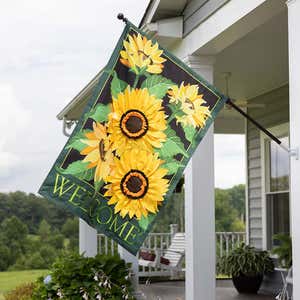 Sunflower Welcome Estate Flag