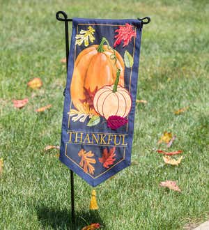 Thankful Pumpkins Pennant Flag
