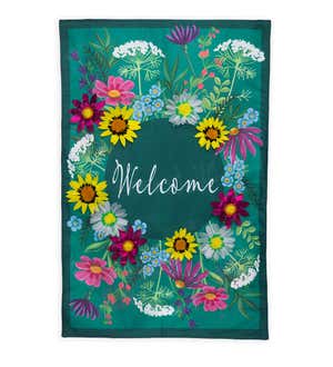 Wildflowers Welcome Estate Flag