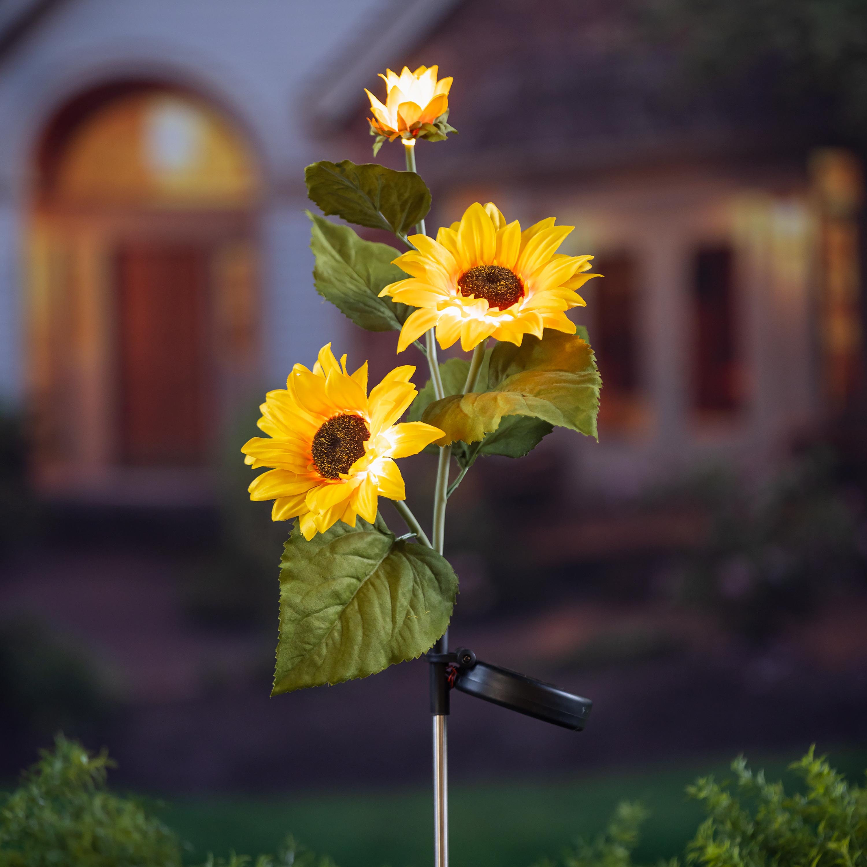 Sunflower Solar Garden Stake