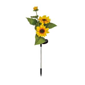 Sunflower Solar Garden Stake