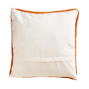Indoor/Outdoor Fall Pheasant Hooked Polypropylene Throw Pillow