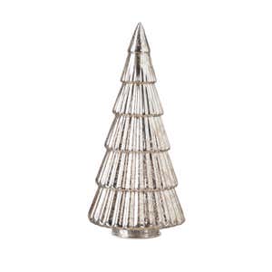 Set of 3 Large Lighted Iridescent Glass Christmas Trees 2599500