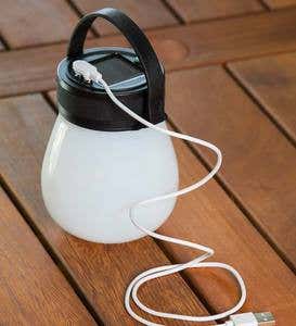 Solar Firefly Lantern in Waterproof Collapsible Silicone
