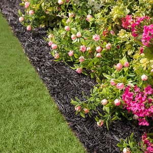 Permanent Mulch Recycled Rubber Border