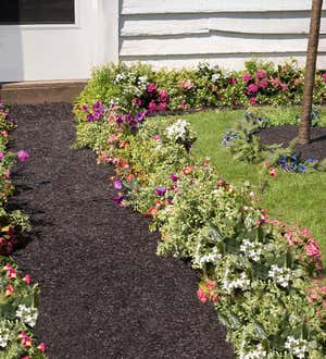 Permanent Mulch Recycled Rubber Pathway