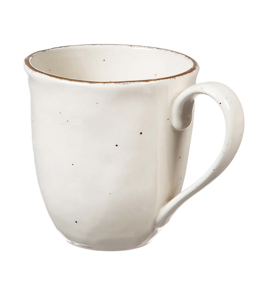 Farmhouse Glazed Ceramic Coffee Mug