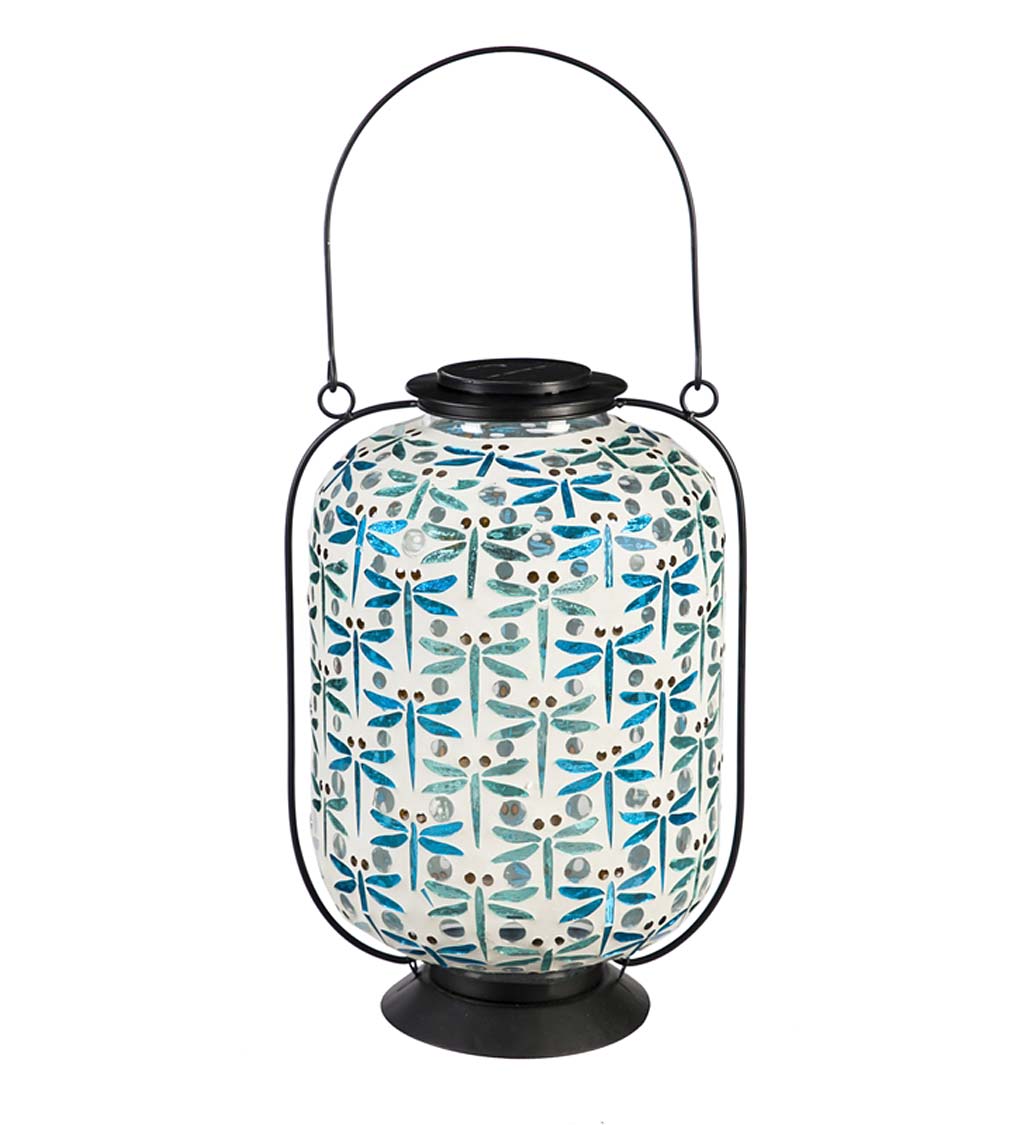 Mosaic Glass Pollinator Lantern