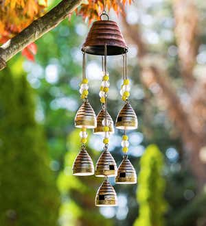 Beaded Beehives Wind Chime
